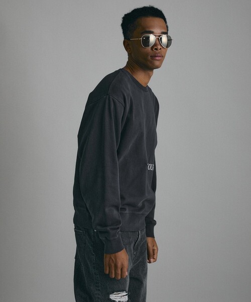 「Firsthand」 スウェットカットソー S チャコールグレー メンズ_画像8