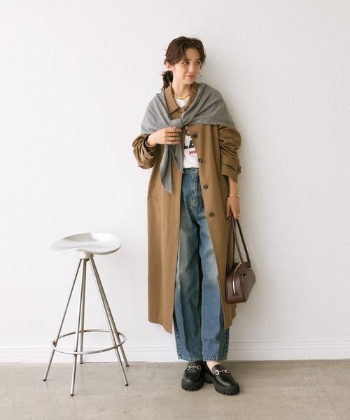 RIVE DROITE（リヴドロワ） ステンカラーコート 36 ブラウン