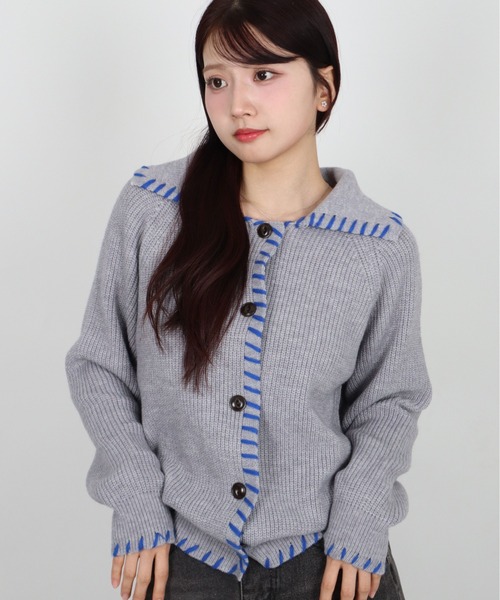 iami ループニット ニット セーター 「 ammy. / エイミードット 」 カラー ループ