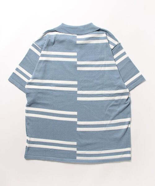 「aimoha」 半袖ポロシャツ LARGE ブラック メンズ_画像2