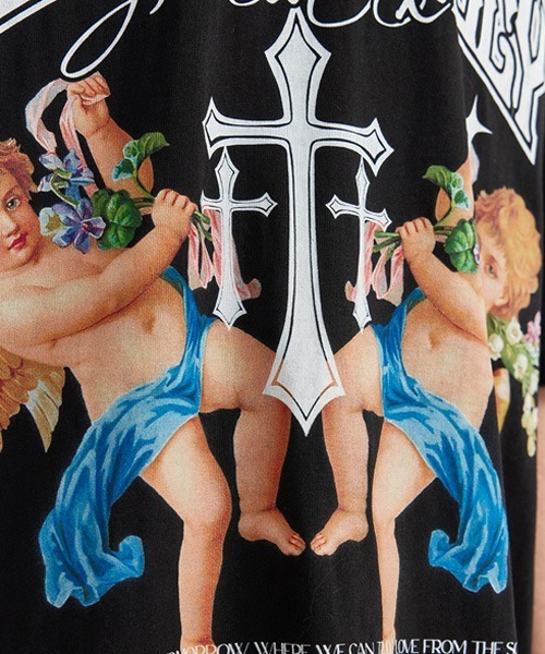 「Ressaca」 半袖Tシャツ X-LARGE ブラック メンズ_画像4