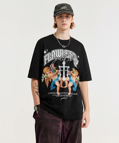「Ressaca」 半袖Tシャツ X-LARGE ブラック メンズ_画像6