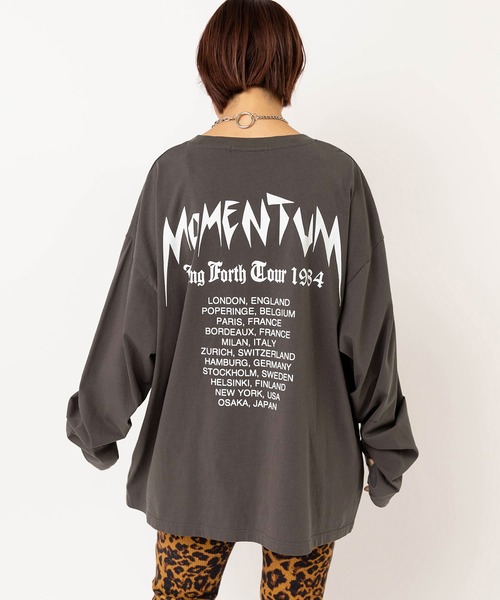 RNA（アールエヌエー） tシャツ M2626 MOMENTUM TOURロンT レディース