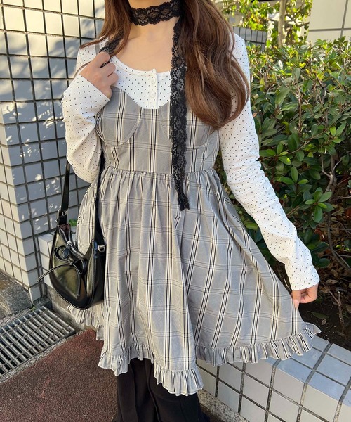 WC ワンピース 「一部店舗限定」コルセットキャミワンピース