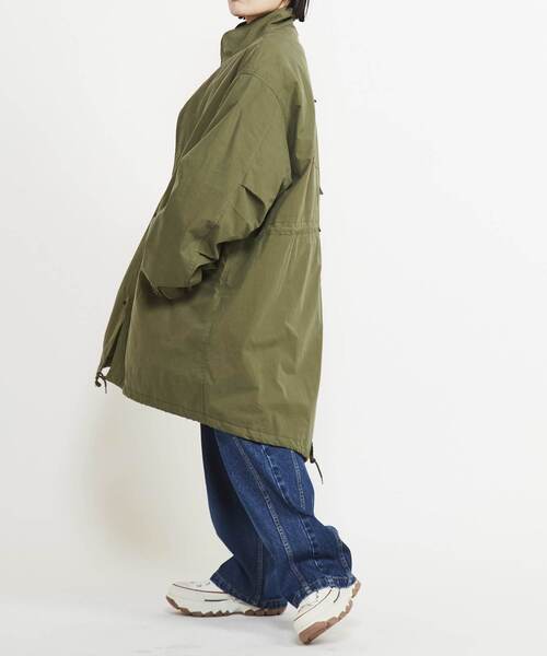 「CONVERSE TOKYO」 ミリタリーコート MEDIUM オリーブ メンズ_画像8