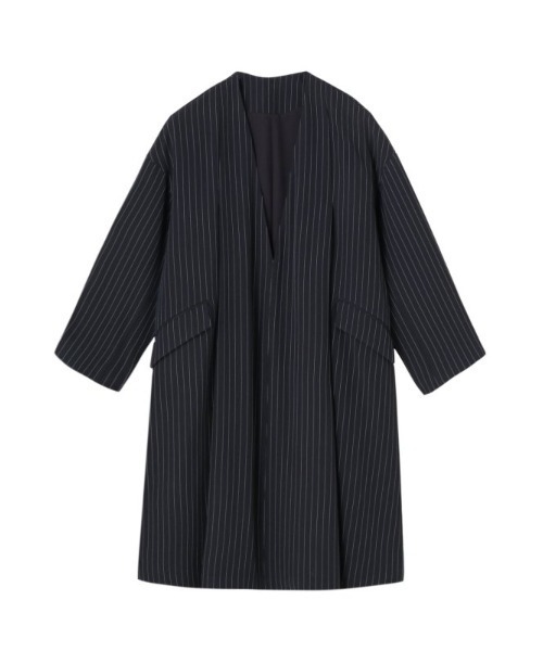 ETRÉ TOKYO ネイビー ワンピース 新品 ETRE TOKYO（エトレトウキョウ） 長袖ワンピース FREE ネイビー