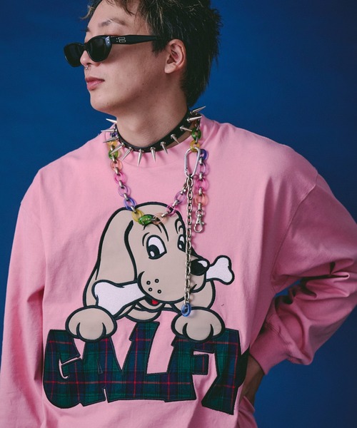 GALFY（ガルフィー） tシャツ GALFY-ばーばの切り貼りリメイクロンTee