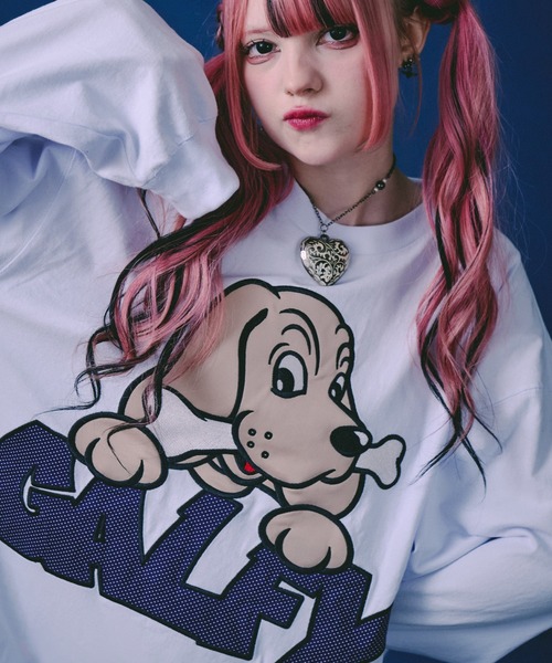GALFY（ガルフィー） tシャツ GALFY-ばーばの切り貼りリメイクロンTee