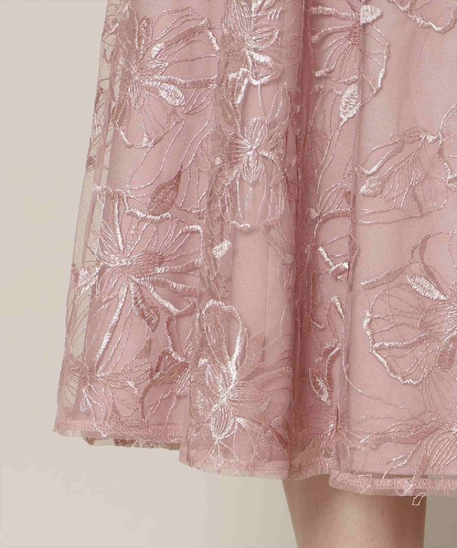 WILLSELECTION（ウィルセレクション） ドレス パネルラインフラワー