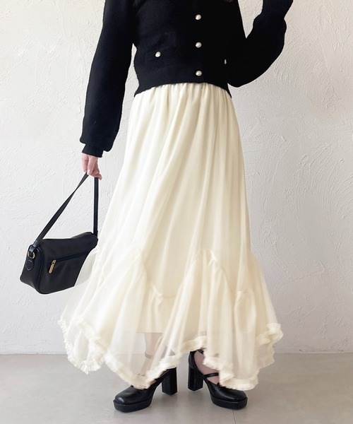 apres jour（アプレジュール） スカート アシメチュールスカート