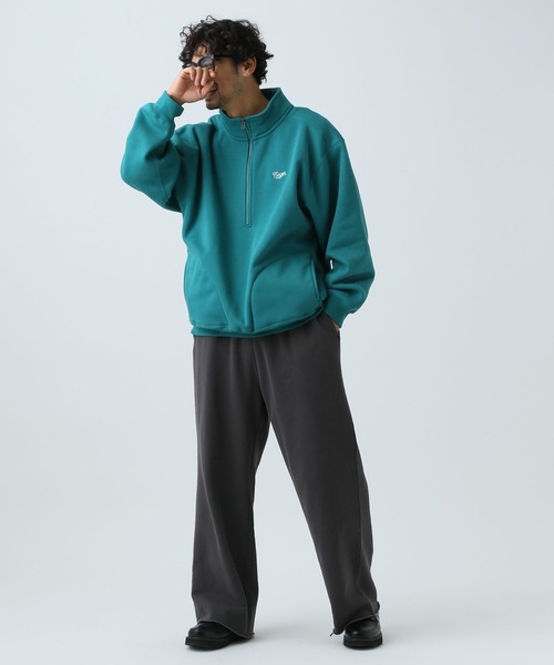 「BAYFLOW」 スウェットカットソー LARGE グリーン メンズ_画像4