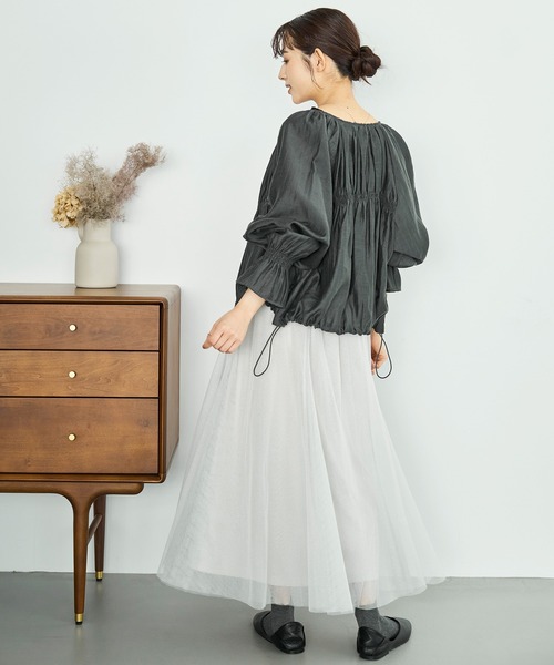 「mil」 ジャケット ONESIZE ダークブラウン レディース_画像5