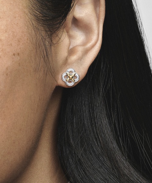 「Pandora」 ピアス（両耳用） FREE シルバー×ゴールド レディース_画像2