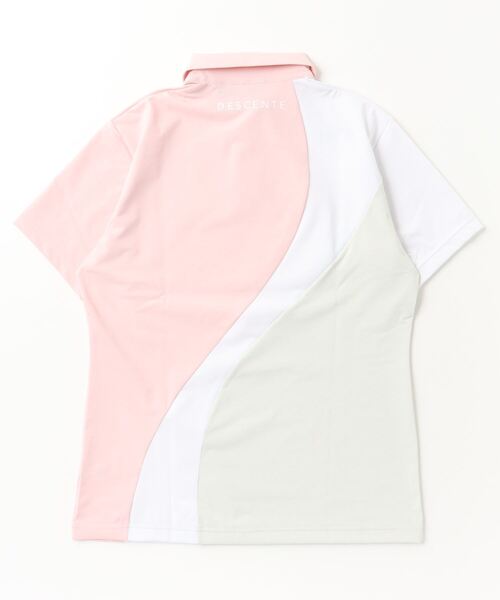 DESCENTE GOLF 「DESCENTE GOLF」 半袖ポロシャツ L ピンク メンズ