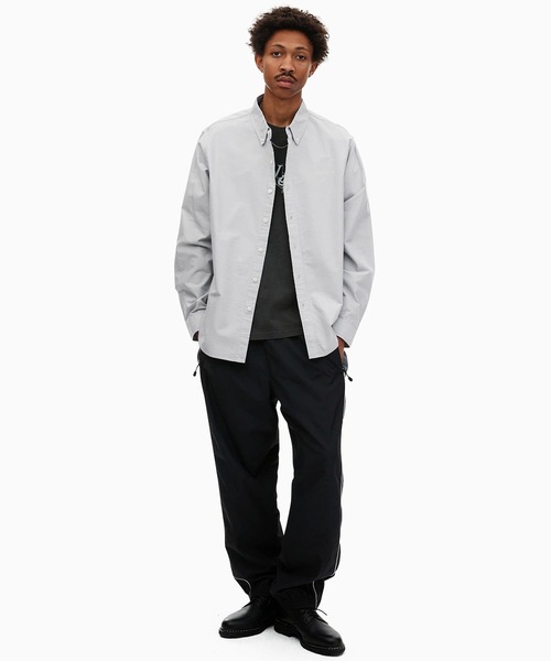 thisisneverthat ホワイト長袖シャツ L thisisneverthat（ディスイズネバーザット） 長袖シャツ X-LARGE