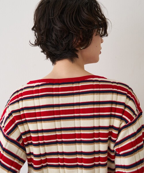 Rouge vif Anna（ルージュヴィフアンナ） ニット セーター ストライプ