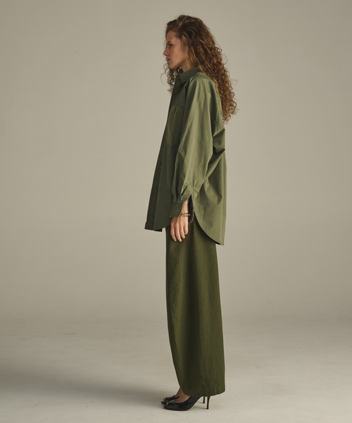 「kha:ki」 パンツ 1 オリーブ レディース_画像7