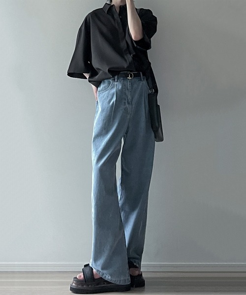 「cussil」 スラックス L ブラック メンズ_画像5