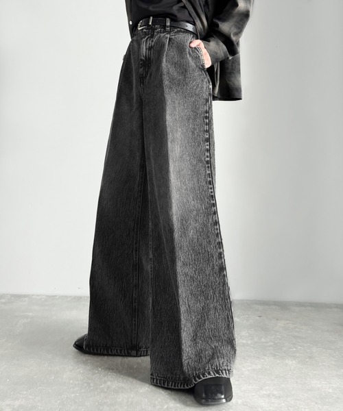 「Classical Origin」 デニムパンツ MEDIUM ブラック メンズ_画像8