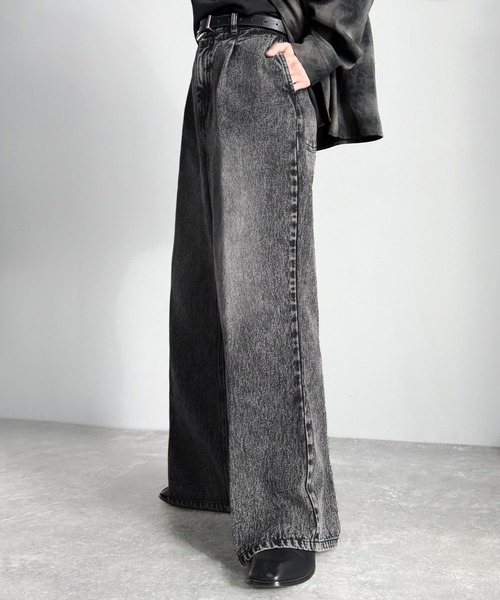 「Classical Origin」 デニムパンツ MEDIUM ブラック メンズ_画像9