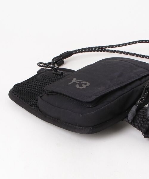 新品☆非売品 ブラック キルティング ショルダーバッグ Y-3 「Y-3」 キルティングショルダーバッグ - ブラック メンズ