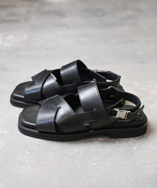 EARLE（アール） サンダル アール / Band＆ SR buckle sandals サイド