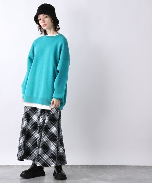 「JEANASIS」 フレアスカート MEDIUM ブラック系その他 レディース_画像3