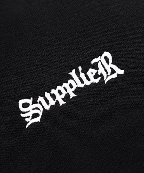 SUPPLIER（サプライヤー） ジップアップパーカー M ブラック メンズ