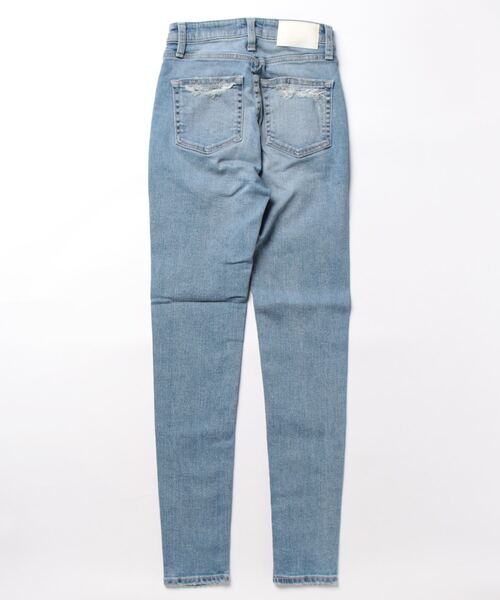 「GYDA」 スキニーデニムパンツ MEDIUM ライトブルー レディースの画像