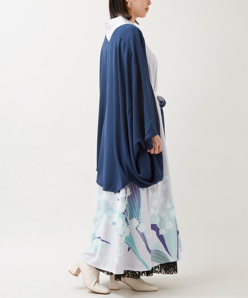 【新作 美品】倭物やカヤ 揺る鈴蘭羽織付きワンピース カヤ ワンピース 「カヤ」揺る鈴蘭 羽織付きワンピース : ZOZOTOWN