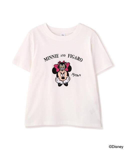 ミニーマウス プリント Tシャツ ホワイト FREE'S MART（フリーズマート） tシャツ 半袖 「Disney」別注ミニー