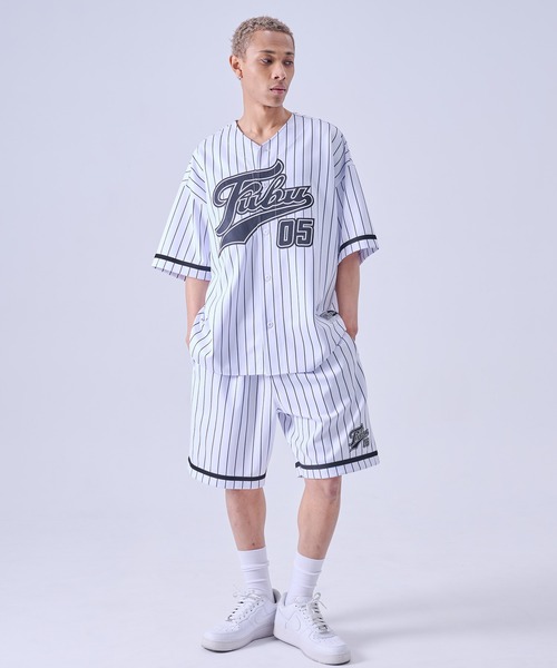 FUBU（フブ） シャツ ブランド Patch Baseball Shirts/パッチ付き