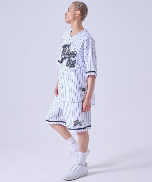 FUBU（フブ） シャツ ブランド Patch Baseball Shirts/パッチ付き