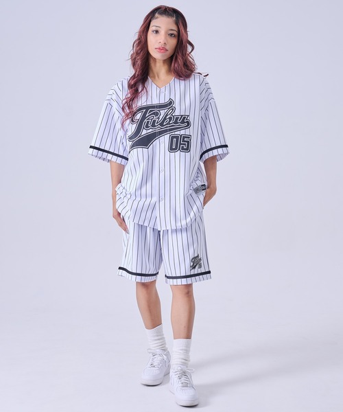 FUBU（フブ） シャツ ブランド Patch Baseball Shirts/パッチ付き