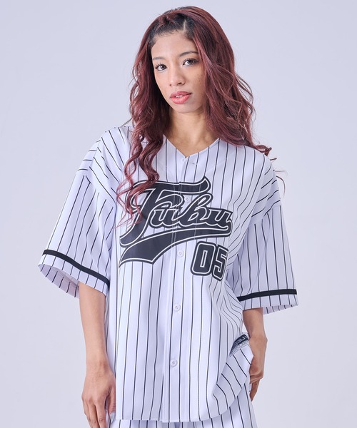 FUBU（フブ） シャツ ブランド Patch Baseball Shirts/パッチ付き