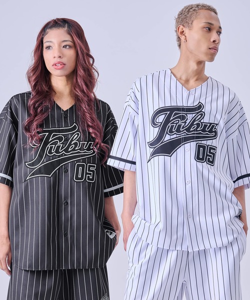 FUBU（フブ） シャツ ブランド Patch Baseball Shirts/パッチ付き