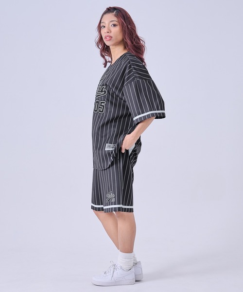 FUBU（フブ） シャツ ブランド Patch Baseball Shirts/パッチ付き