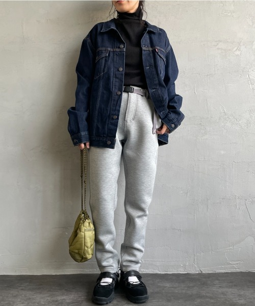 「Gramicci」 クロップドパンツ L チャコールグレー メンズの画像