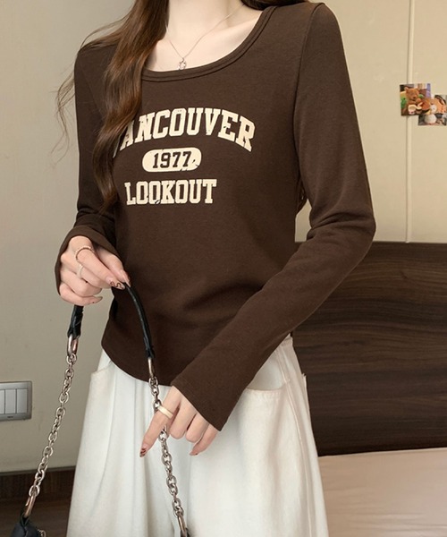 2ly2 tシャツ ヴィンテージロゴ 長袖トップス レディース : ZOZOTOWN
