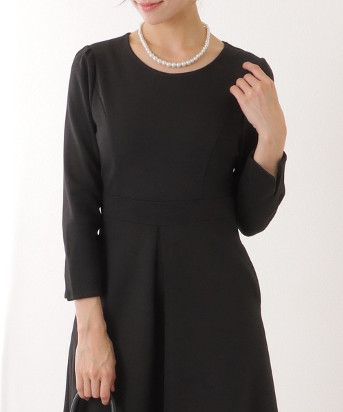 「Lace Ladies」 長袖ワンピース S ライトグレー レディース_画像4