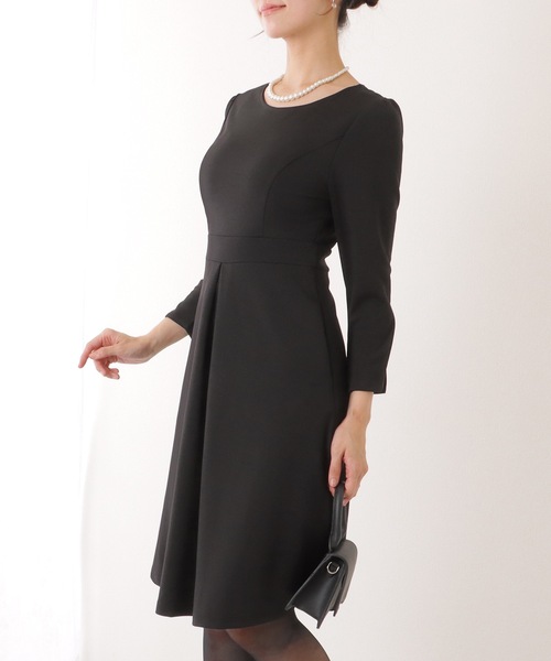 「Lace Ladies」 長袖ワンピース S ライトグレー レディース_画像7