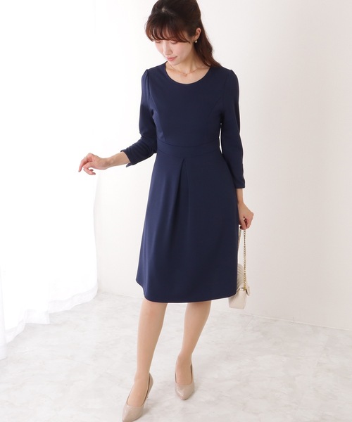 「Lace Ladies」 長袖ワンピース S ライトグレー レディース_画像9