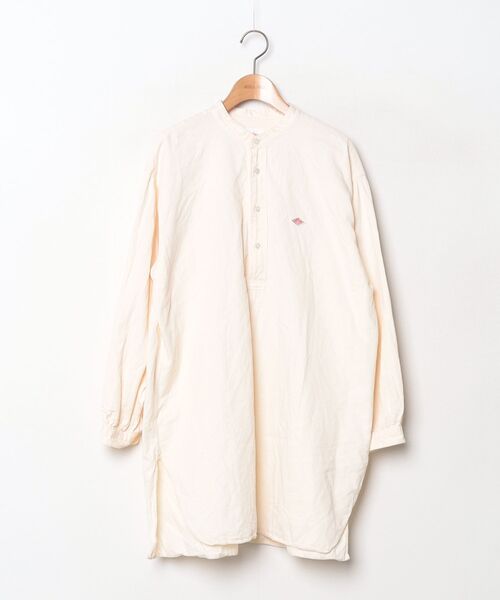 LEONARD ベージュ チュニック 38 Danton（ダントン） 長袖チュニック 38 ベージュ レディース