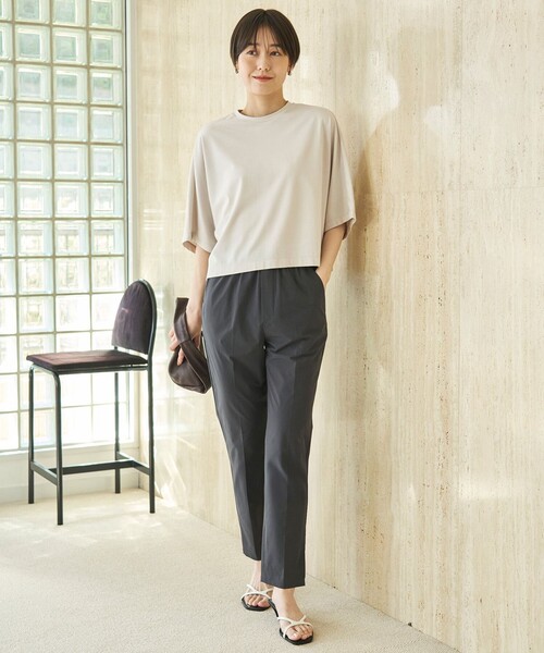 「UNFILO」 半袖カットソー LARGE ブラック レディース_画像6