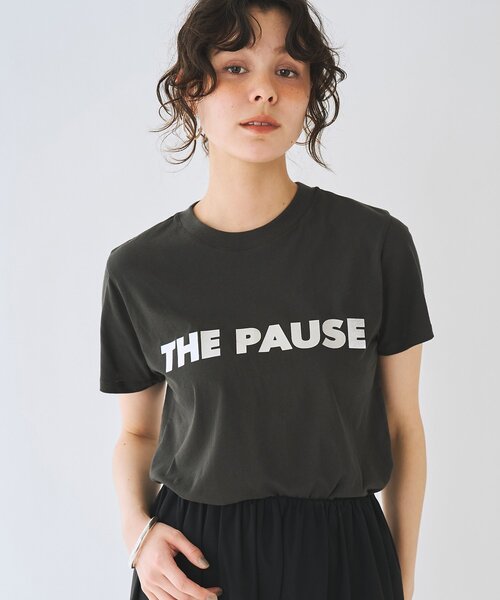 tシャツ 「WEB限定」「THE PAUSE」THE PAUSEメタリックTシャツ レディースの画像
