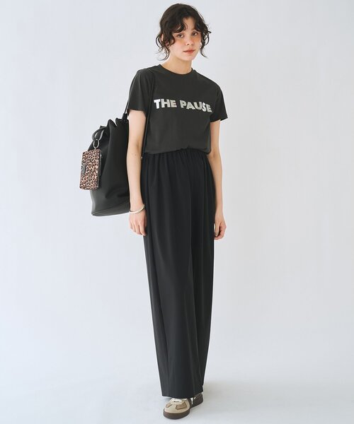 tシャツ 「WEB限定」「THE PAUSE」THE PAUSEメタリックTシャツ レディースの画像