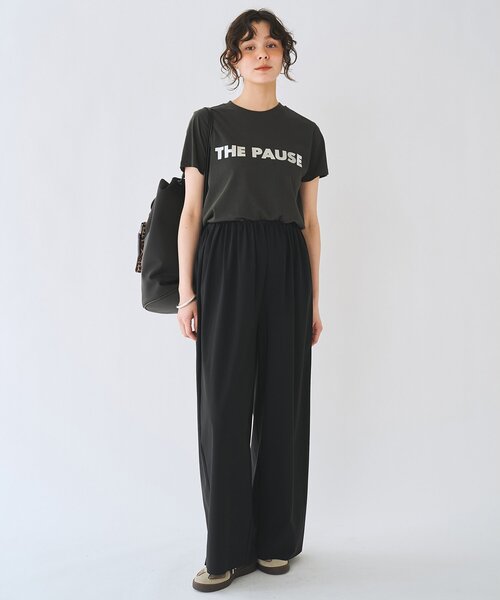 tシャツ 「WEB限定」「THE PAUSE」THE PAUSEメタリックTシャツ レディースの画像