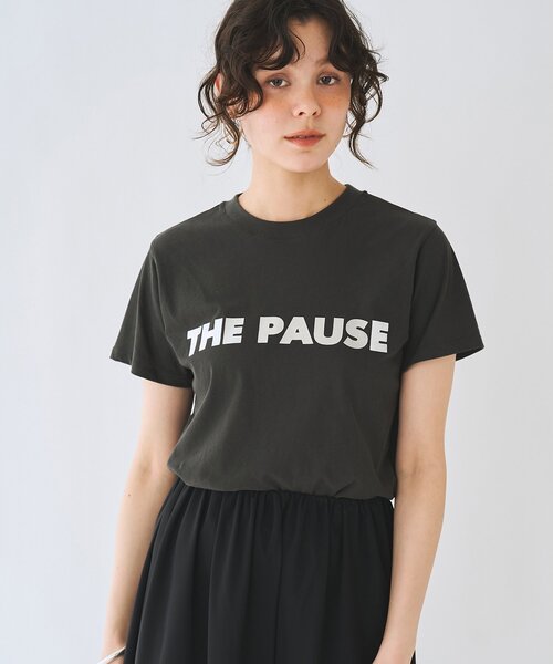 tシャツ 「WEB限定」「THE PAUSE」THE PAUSEメタリックTシャツ レディースの画像