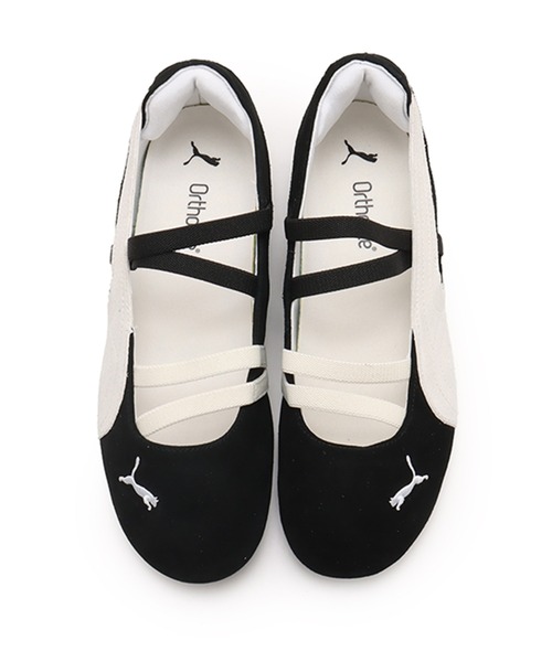 「PUMA」 バレエシューズ 23.5cm ブラック レディース_画像5