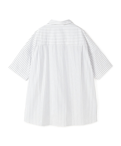 ブラウス シャツ ブロードストライプ柄シャツ レディース_15